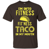 I'm Into Fitness, Fitness Taco In My Mouth Tshirt, Gym Funny