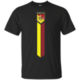 Sicilian Pride - Sicilian Flag Jersey Style T-shirts_black=