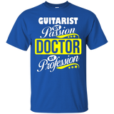 Guitarist By Passion Doctor By Profession T Shirt_black