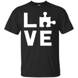 Love With Jigsaw Puzzle Cool Puzzle T Shirt Gift