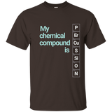 Percussion Band Geek T-Shirt My chemical compound is tee_Navy