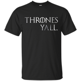 Thrones Y'all Novelty T-Shirt_Black