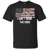 I Don't Bend The Knee - National Anthem T-shirt_black