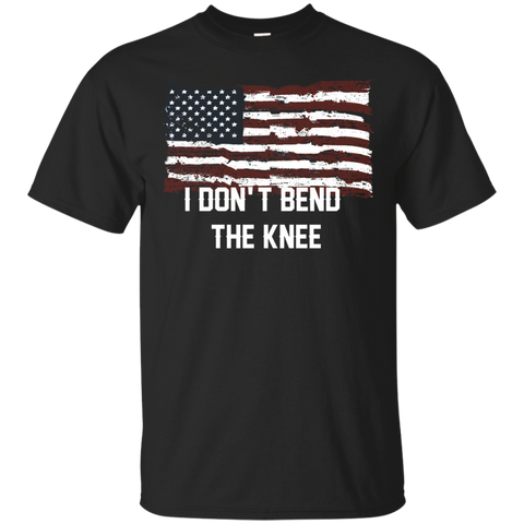 I Don't Bend The Knee - National Anthem T-shirt_black