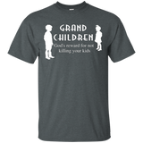 Funny Grandma T-shirt Grandchildren Are Gods Reward Shirt_black=