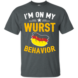 I'm On My Wurst Behavior German T-shirt Oktoberfest Festival