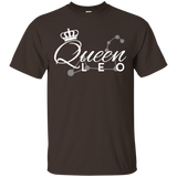 Queen Leo T-Shirt Zodiac Sign_Black