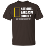 National Sarcasm Society Tshirt_Black