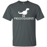 Womens Pregosaurus Funny Maternity T Shirt_Black