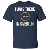 Riverton Wyoming I Was There Total Solar Eclipse T-Shirt_Black