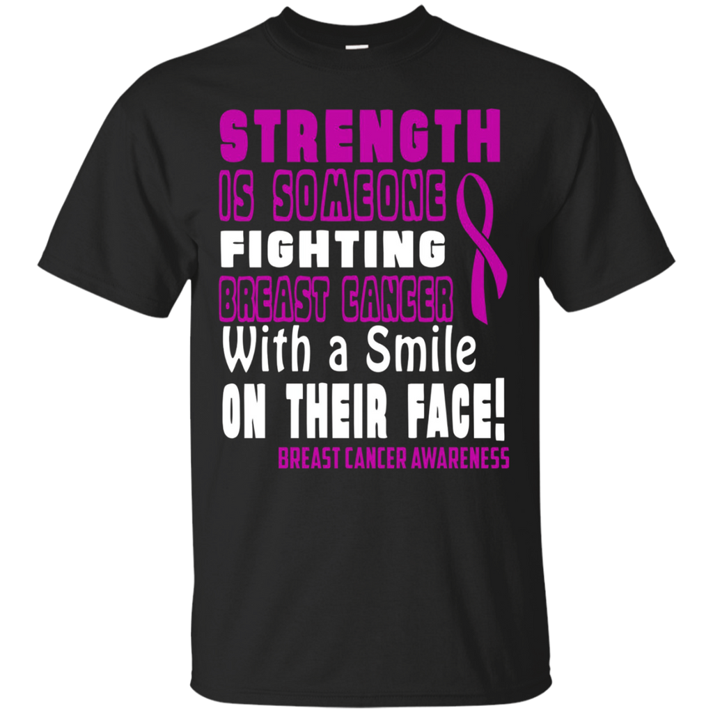 Support Breast Cancer Awareness T-Shirt_Black