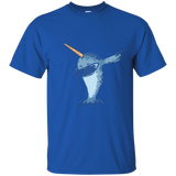 Narwhal T Shirt Funny Dabbing Dab Dance TShirt Kids Adults_Navy