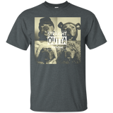 Straight Outta Rescue Pit Bull Shirt_black