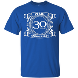 30th Thirtieth Wedding Anniversary Pearl Traditional T-shirt_black