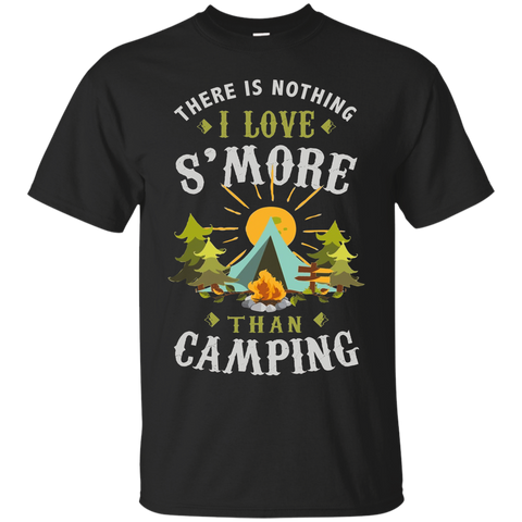 There's Nothing I love S'more than Camping T-Shirt_Black