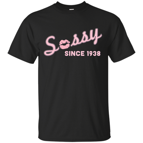 Sassy Since 1938 T-Shirt 79 Yrs old b-day 79th Birthday Gift_Black