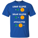Lunar Eclipse Solar Eclipse Apocalypse Science T Shirt