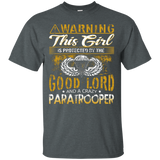 Warning this girl is protected by the PARATROOPER t-shirt_Black