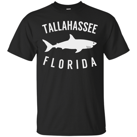 Tallahassee Florida T Shirt FL Shark Souvenir_Black