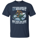 Loch Ness Monster And Bigfoot Shirts Best Hide And Seek Team