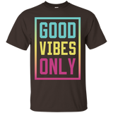 Good Vibes Only T-shirt Positive Inspirational Saying_black=