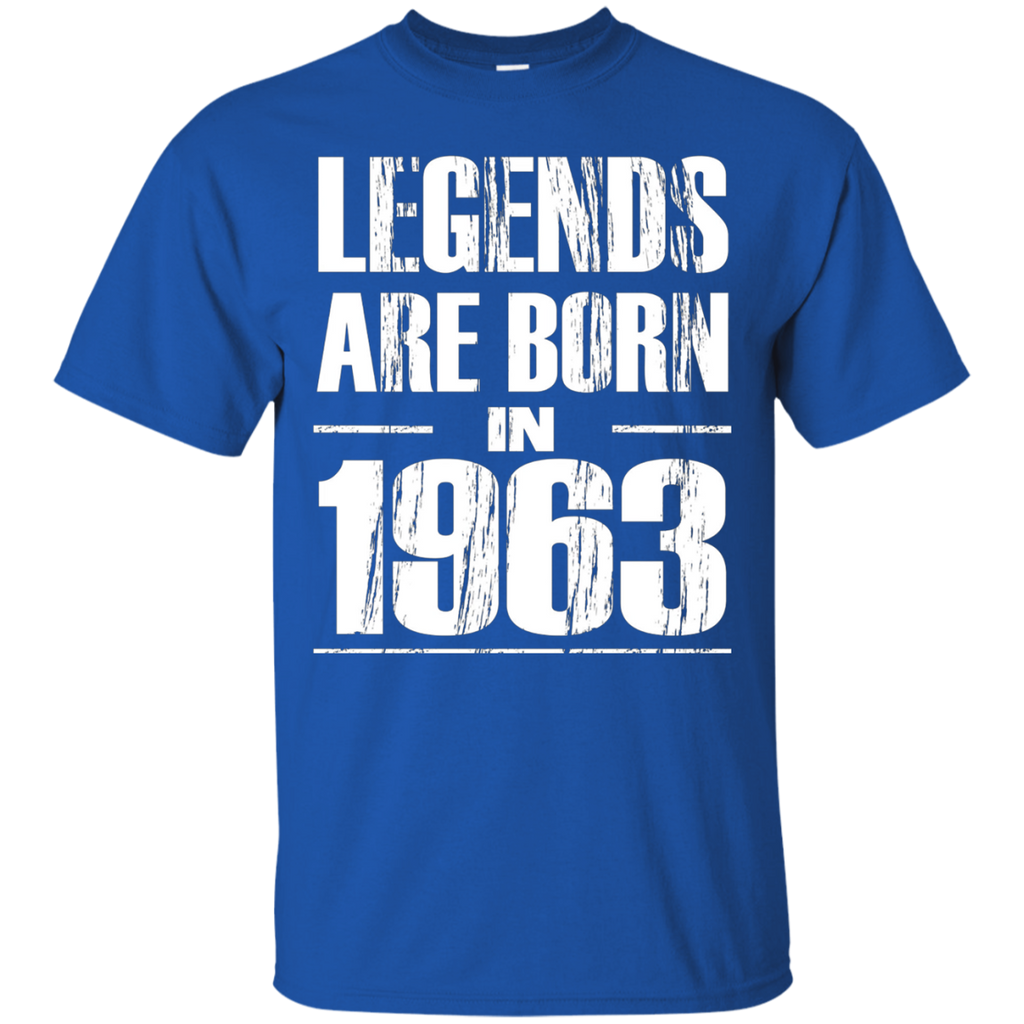 Legends Are Born In 1963 Shirt Funny 54th Birthday Gift Tee