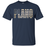 Straight Outta Plano US Flag Patriotic T-shirt_Black