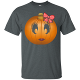 Cute Halloween Pumpkin Gal T-shirt_black