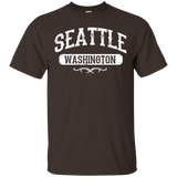 Seattle Washington T Shirt_Black