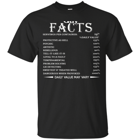 September Guy Facts Born In September Birthday Gift T-Shirt_Black