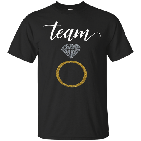 Wedding Team of the Bride Gift Shirt for Bachelorette Party_Black