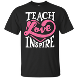 Teacher T-shirt- Teach Love Inspire_Black