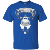 Cute Monkey In Suit Monkey Face - Monkey Lover T Shirt_black