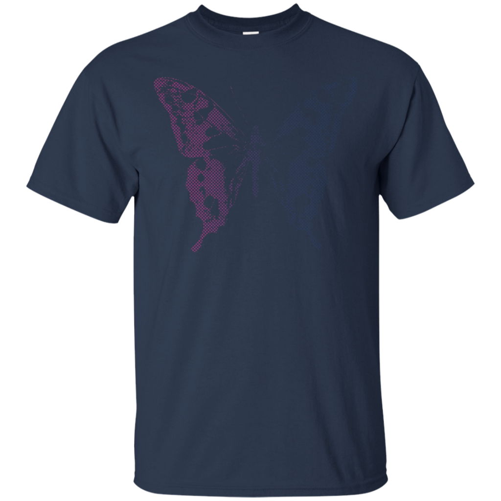 Butterfly T-shirt (pink, Purple)_black=