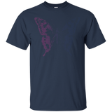 Butterfly T-shirt (pink, Purple)_black=