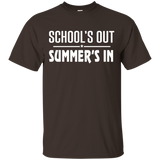 School's Out Summer's In Funny T-shirt_Black