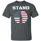 American Stand Don't Kneel Patriotic Usa T-shirt_black