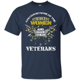 God Found Some Of The Strongest Women Veterans Army T-shirt_black