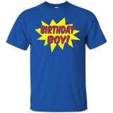 Superhero Cartoon Comic Birthday Boy T Shirt Boys Men_Black