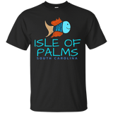 Isle Of Palms T-shirt, South Carolina Fun Fish T-shirt_black=
