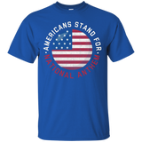 I Stand For The National Anthem T-shirt Don't Kneel Flag Tee_black