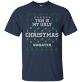 This Is My Ugly Christmas Sweater T-Shirt For X-Mas Parties_Black