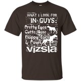 Vizsla Shirt - Love Vizsla Dog T Shirts_black=