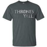 Thrones Y'all Novelty T-Shirt_Black