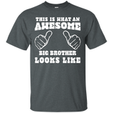 This is What an Awesome big brother Looks Like t shirt_Black