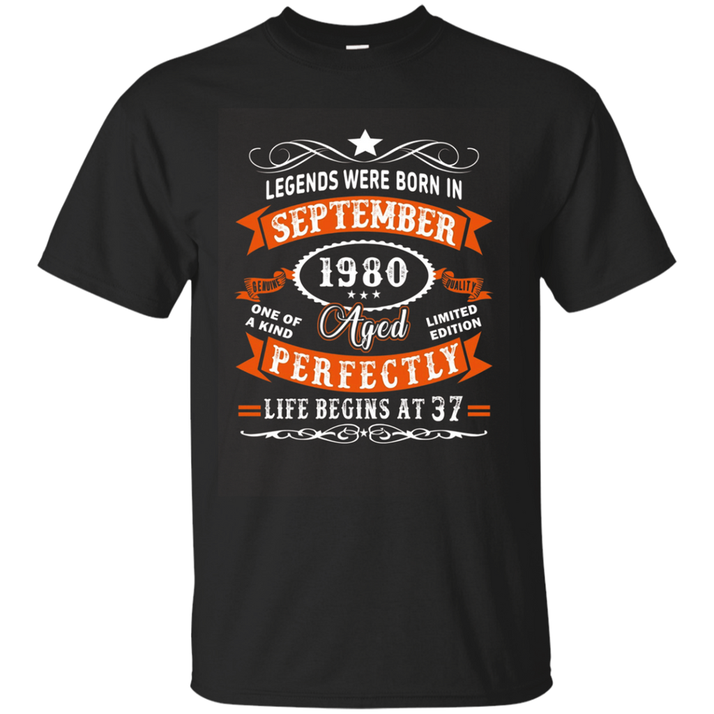 Legends Were Born In September 1980 - 37th Birthday T-shirt