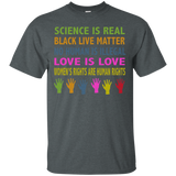 OFFICIAL Science is real black lives matter shirt_Black