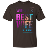 Womens World's Best Wife Since 1952 anniversary premium t-shirt_Black