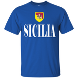 SICILIA T-shirt Sicilian Flag Sicily Italian Tee Italy Pride_Black