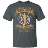 I Stand For The National Anthem Veteran's Day T-shirt_black